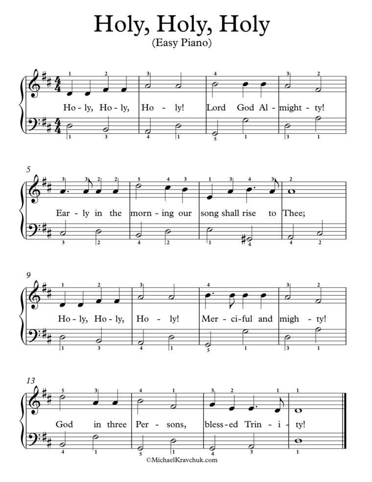 free-piano-arrangement-sheet-music-holy-holy-holy-michael-kravchuk