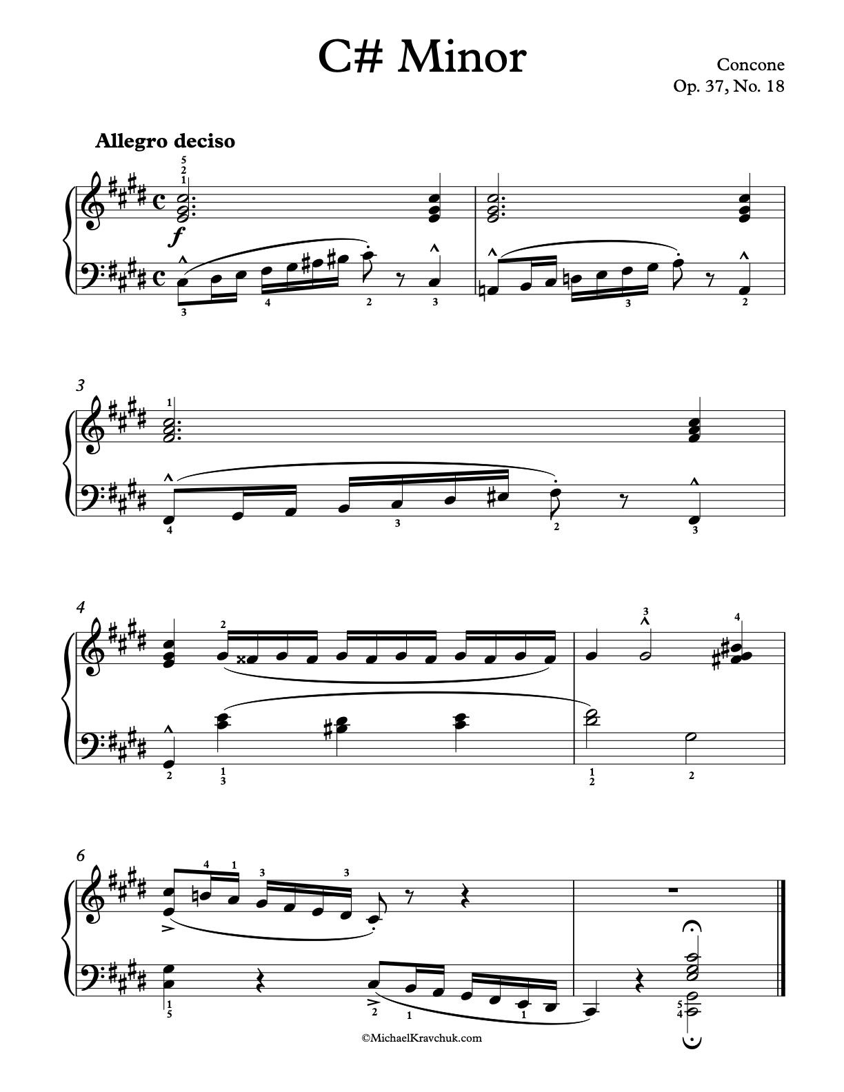 24 Preludes Op. 37, No. 18 Piano Sheet Music