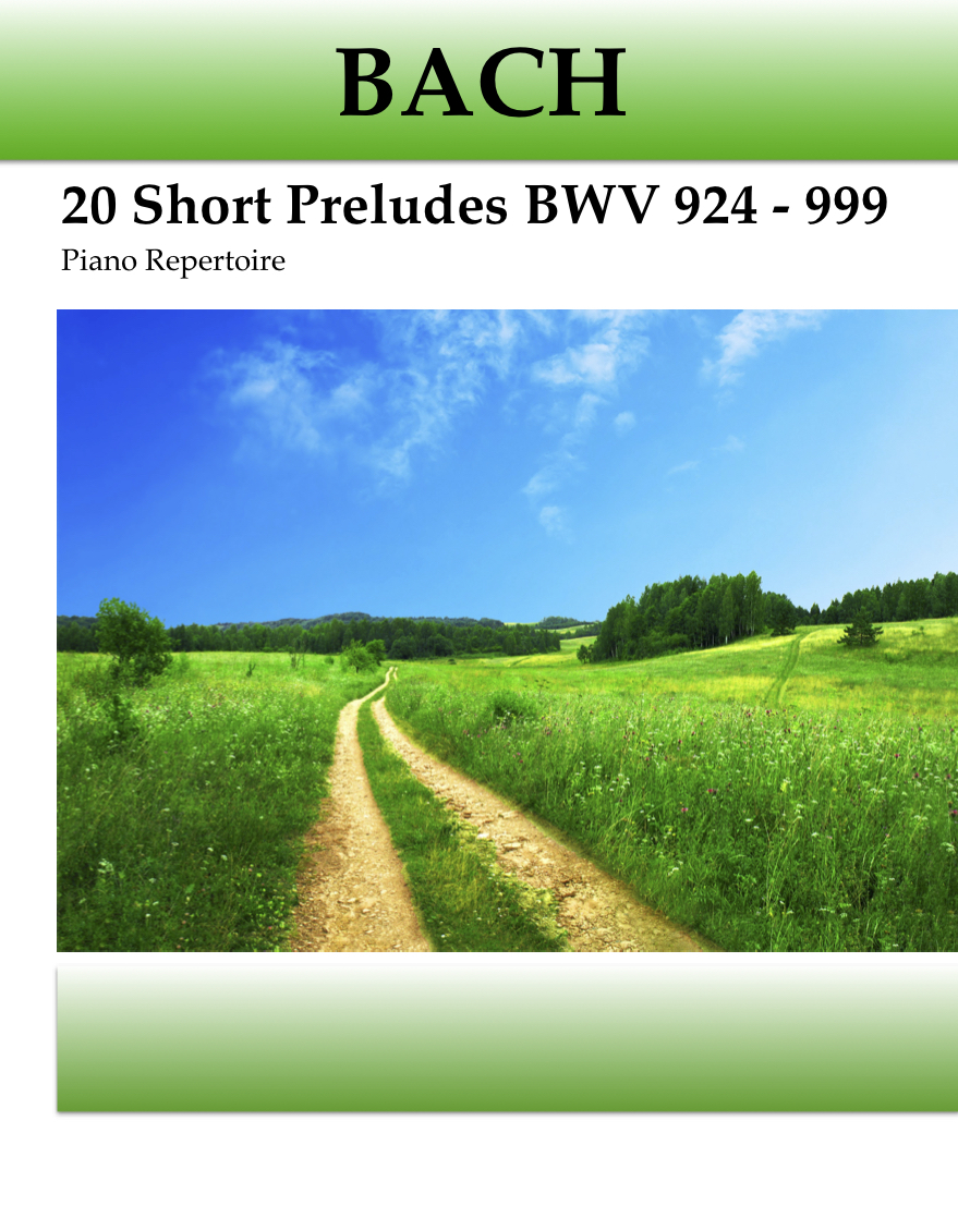 Bach – 20 Short Preludes – Cover KDP