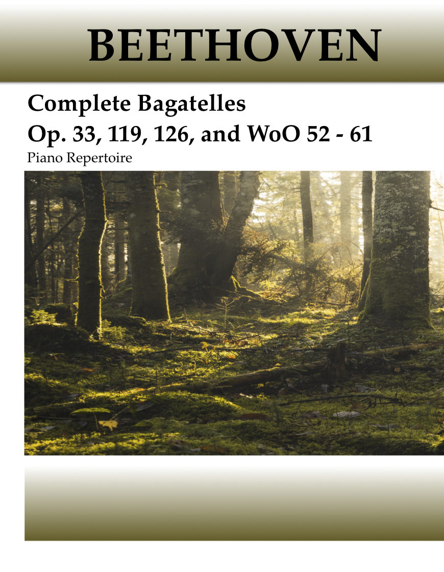 Beethoven Complete Bagatelles – Cover KDP